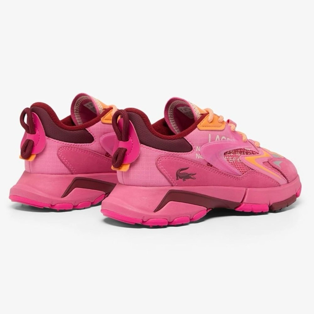 👟 Lacoste L003 Neo Tech Sneakers 🐊 – Pink & Orange – Brand New